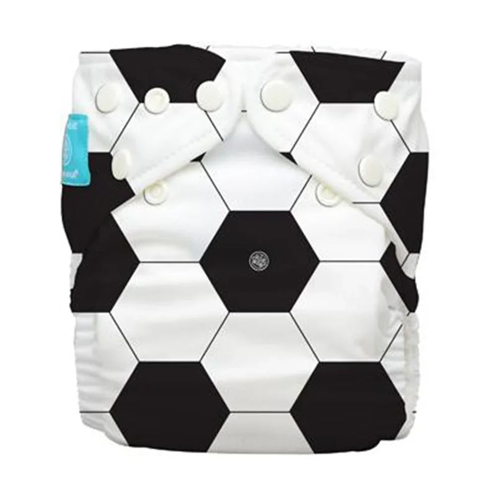 Charlie Banana 1 Reusable Cloth Diaper + 2 Reusable Inserts One Size Soccer 1's 888265 - Easy Pharmacy LLC