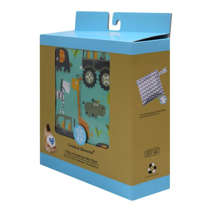 Charlie Banana Multi Purpose Wet Bag Gone Safari 1's 888335 - Easy Pharmacy LLC