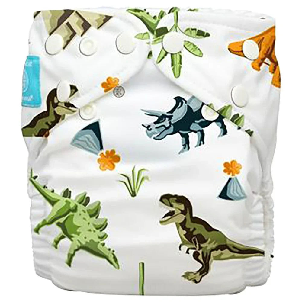 Charlie Banana 1 Reusable Cloth Diaper + 2 Reusable Inserts One Size Dinosaurs 1's 888798 - Easy Pharmacy LLC