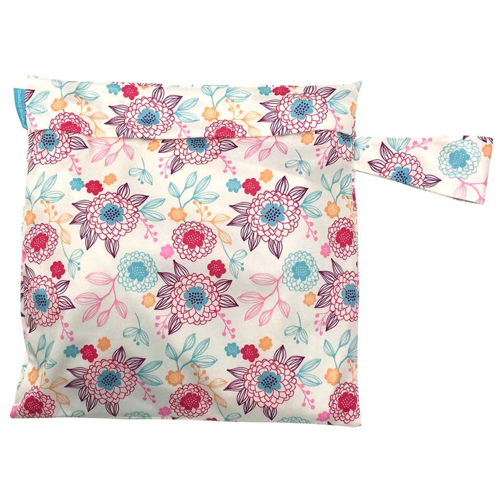 Charlie Banana Multipurpose Wet Diaper Tote Bag Peony Blossom 889188 - Easy Pharmacy LLC