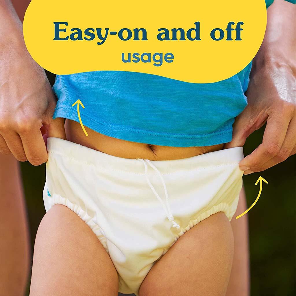 Charlie Banana 2-In-1 Reusable Swim Diaper & Training Pants White, Small, Pack of 1's - Easy Pharmacy LLC