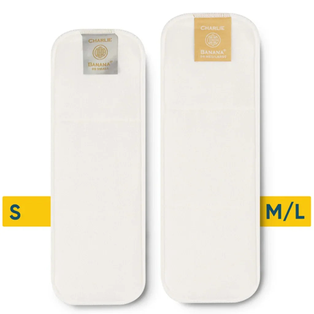 Charlie Banana Reusable Hemp And Cotton Inserts For Cloth Diapers - Medium/Large, Pack of 3's - Easy Pharmacy LLC