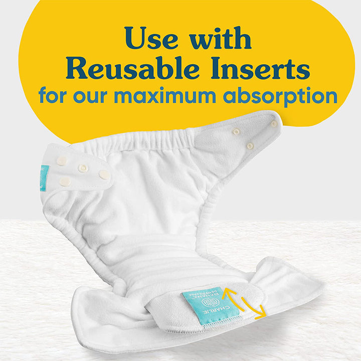 Charlie Banana 2-In-1 Cloth Diaper Liners & Wipes, Pack of 100's - Easy Pharmacy LLC