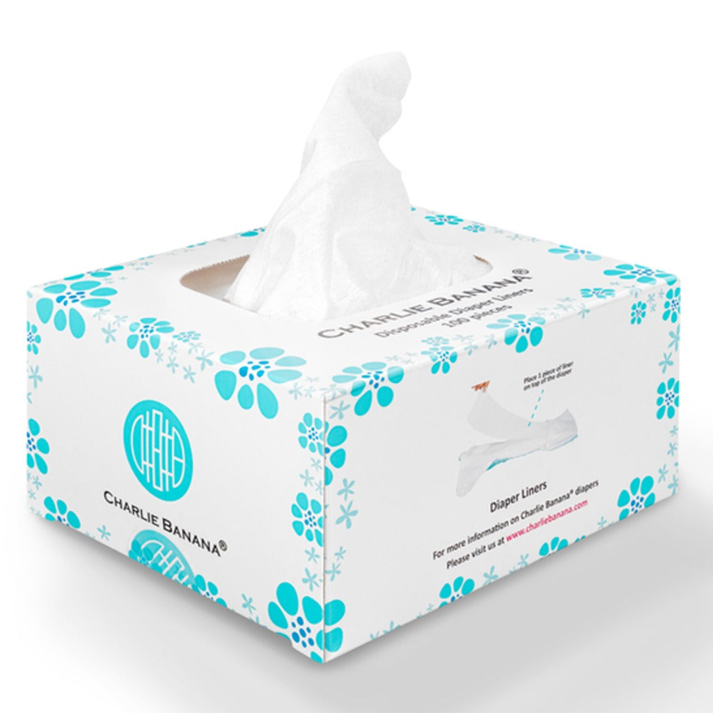 Charlie Banana 2-In-1 Cloth Diaper Liners & Wipes, Pack of 100's - Easy Pharmacy LLC