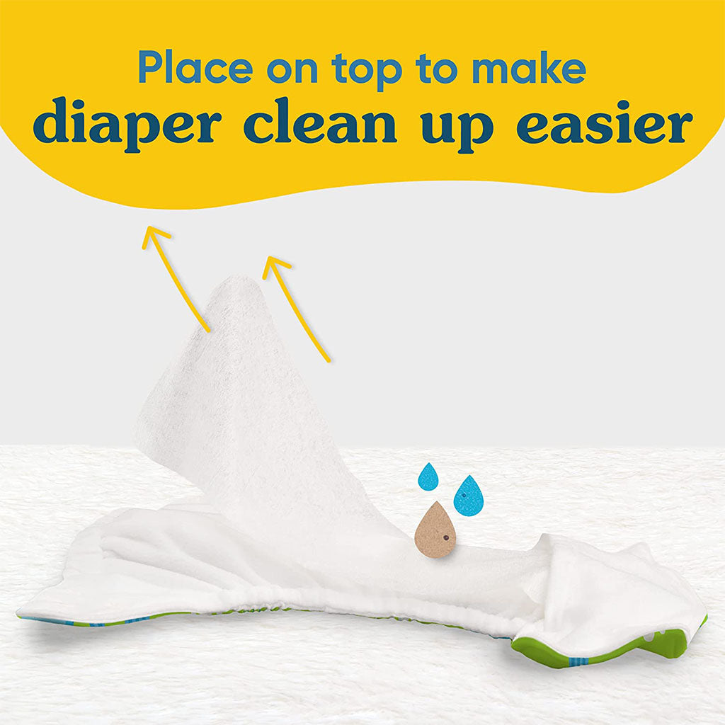 Charlie Banana 2-In-1 Cloth Diaper Liners & Wipes, Pack of 100's - Easy Pharmacy LLC