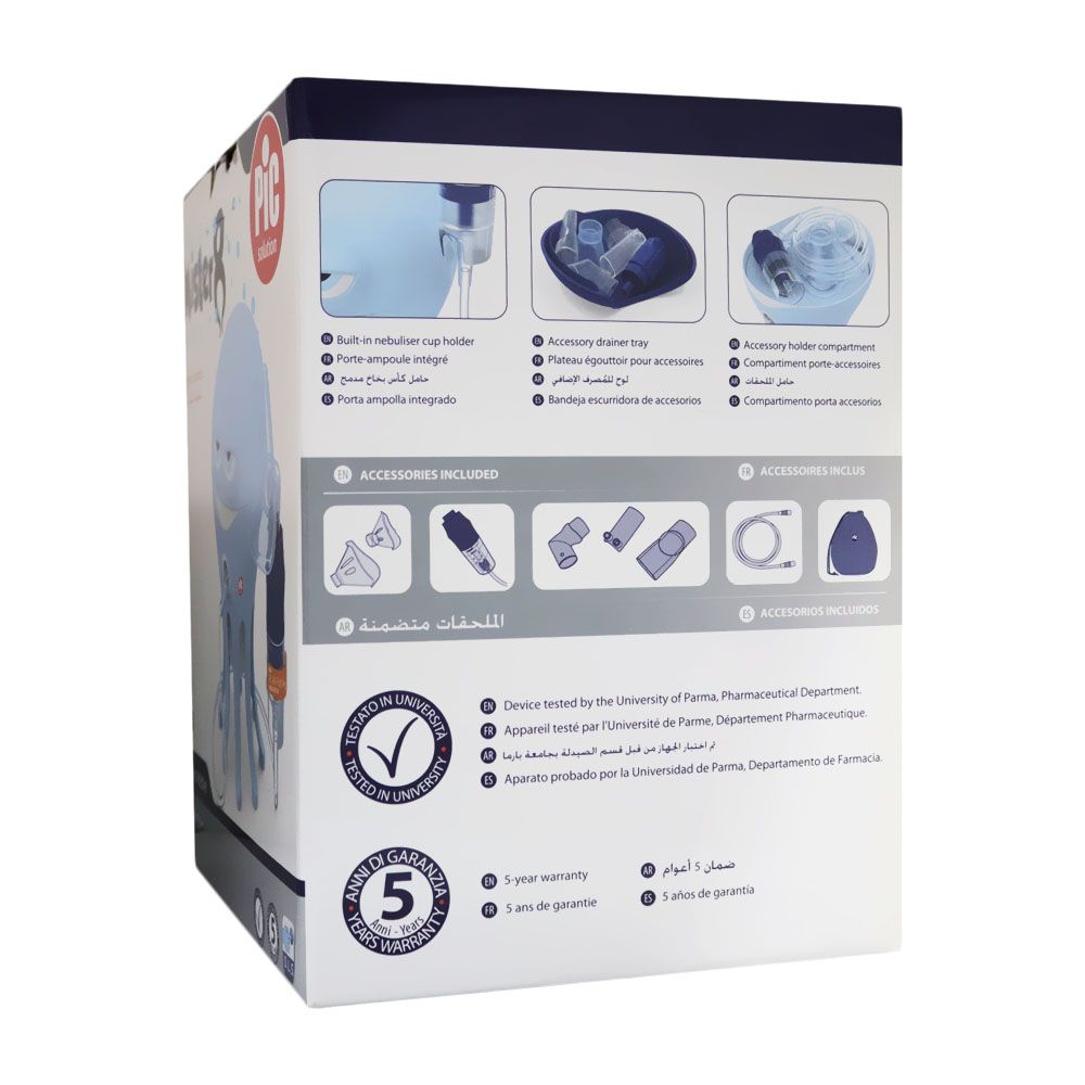 Pic Solution Mister 8 Micro-Piston Octopus Nebulizer for children - Easy Pharmacy LLC