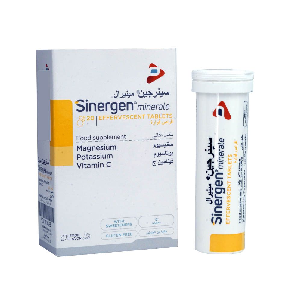 Sinergen Minerale Effervescent Tablets 20's - Easy Pharmacy LLC