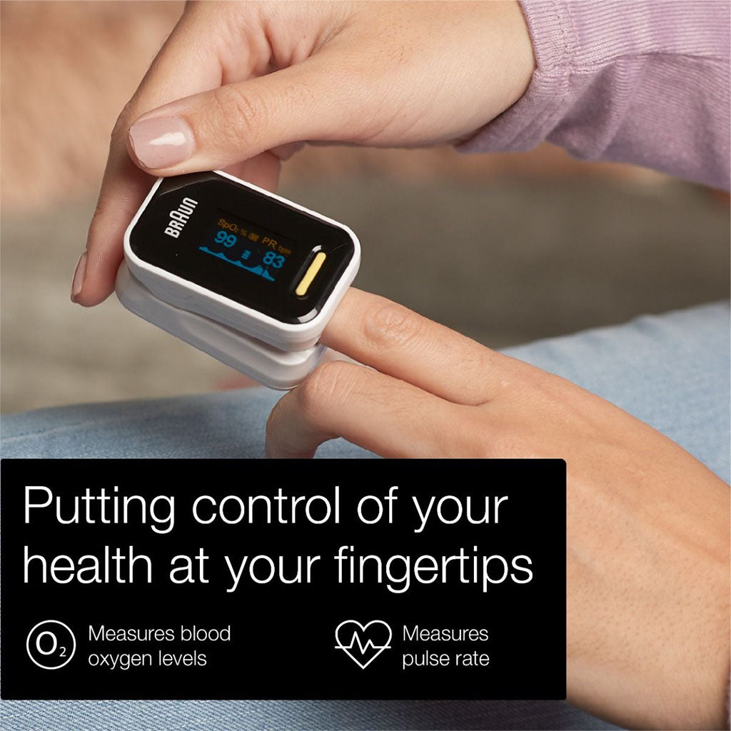 Braun Fingertip Pulse Oximeter YK81CEU - Easy Pharmacy LLC