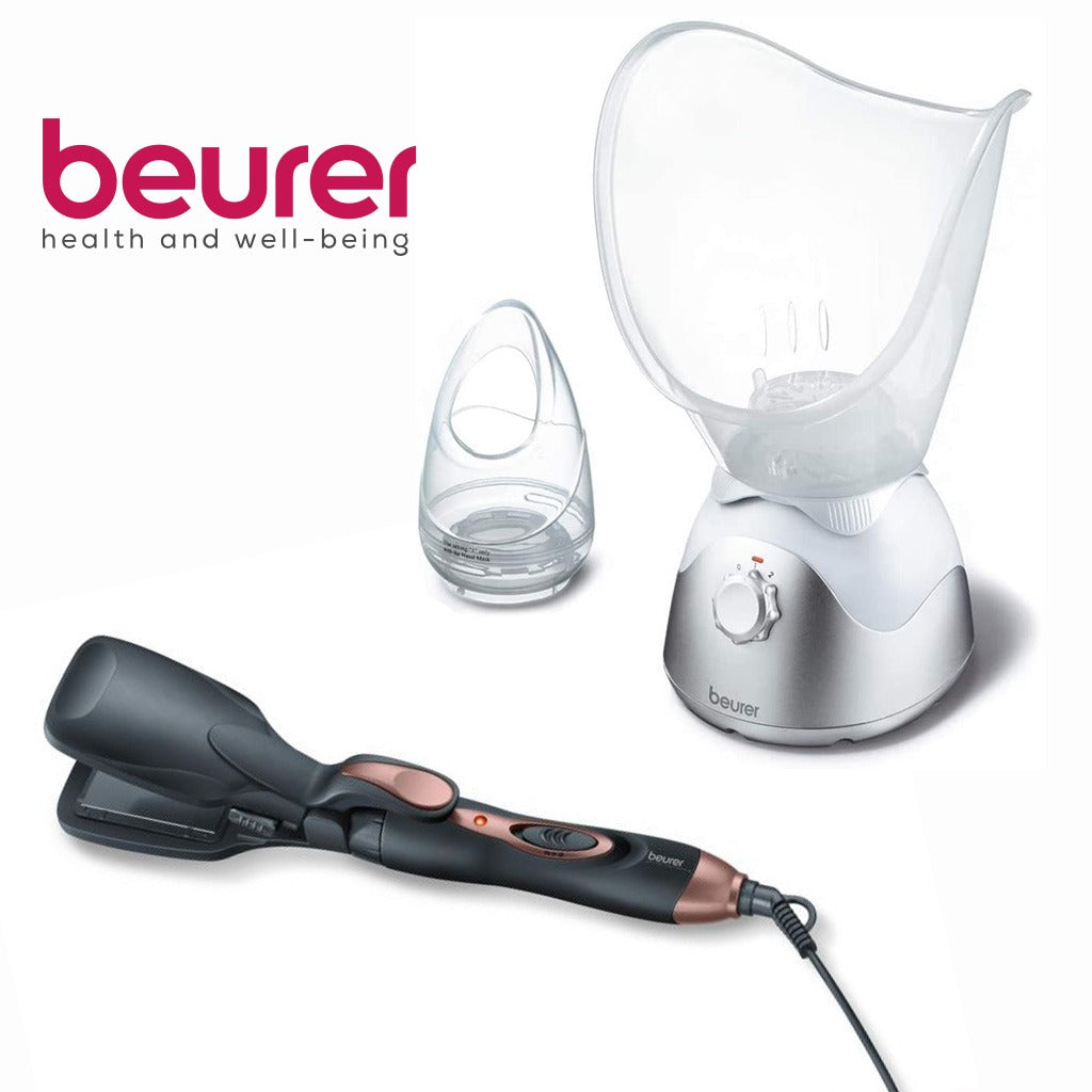 Beurer FS50 Facial Sauna + Beurer HT60 StylePro Hair Styler Promo Pack - Easy Pharmacy LLC