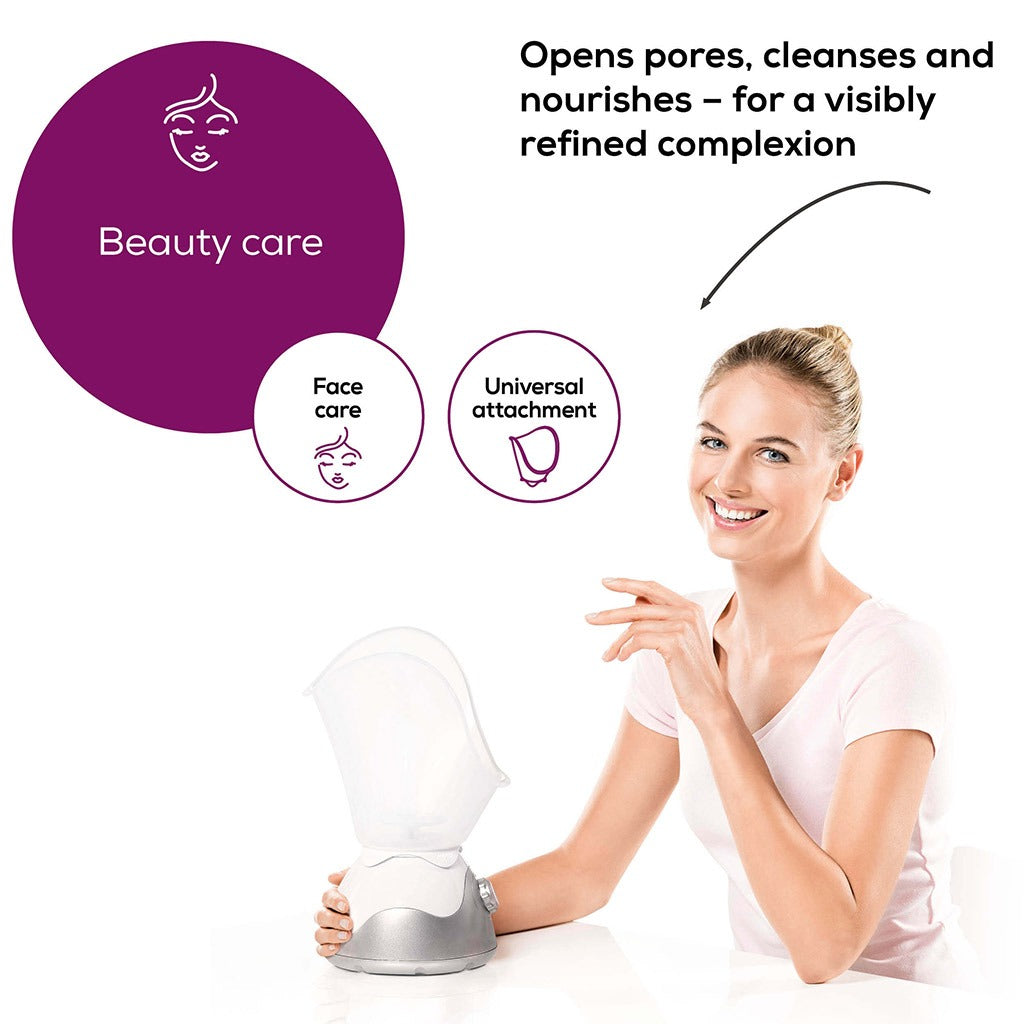 Beurer FS50 Facial Sauna + Beurer HT60 StylePro Hair Styler Promo Pack - Easy Pharmacy LLC