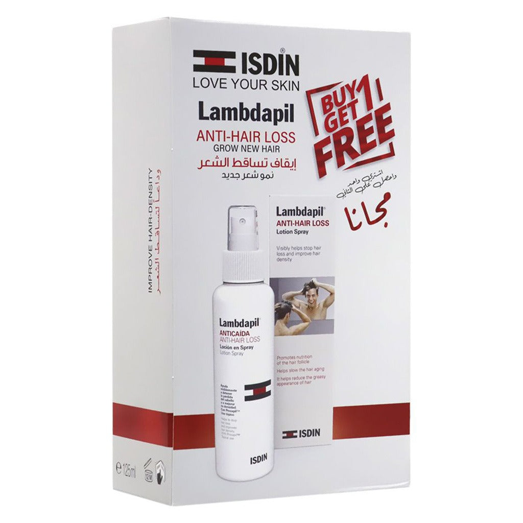 Isdin Lambdapil Anti-Hair Loss Spray 1+1 Promo Pack - Easy Pharmacy LLC