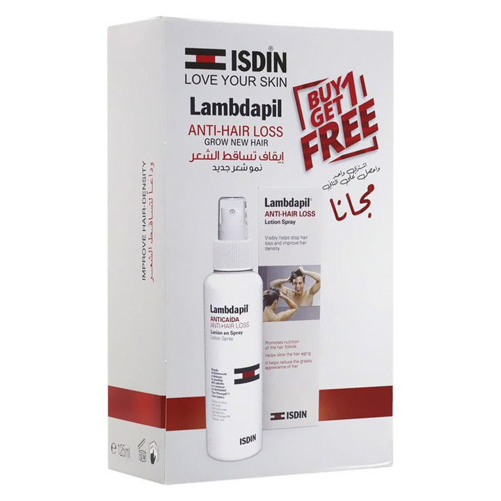 Isdin Lambdapil Anti-Hair Loss Spray 1+1 Promo Pack - Easy Pharmacy LLC