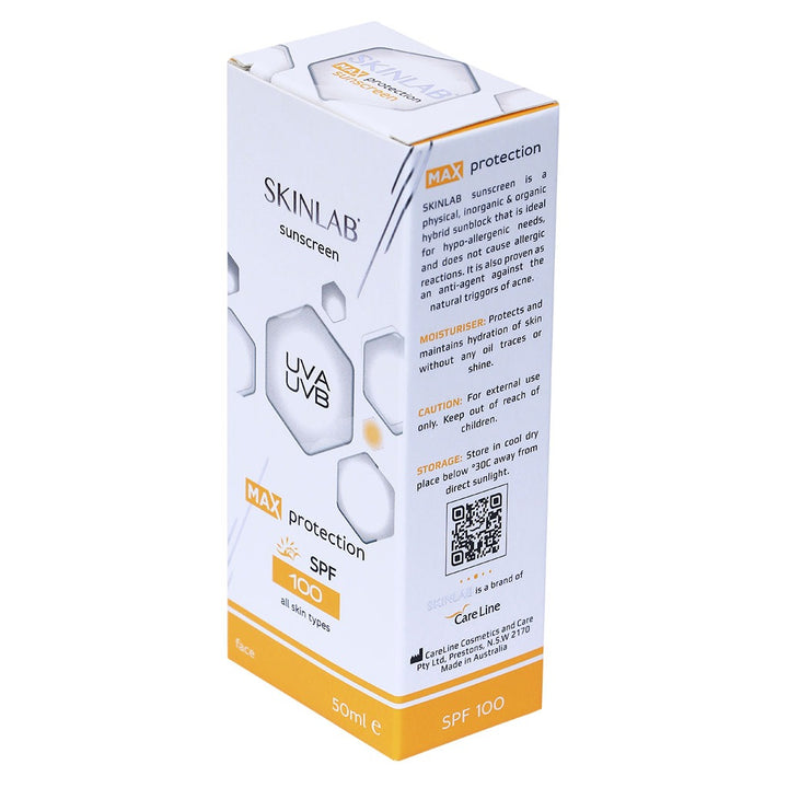 Skinlab UVA/UVB SPF100 Transparent Sunscreen 50 mL - Easy Pharmacy LLC