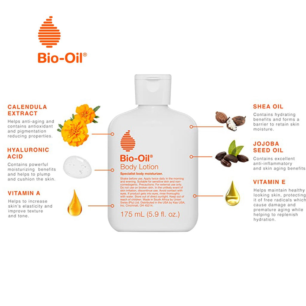 Bio-Oil Ultra-light Daily Moisturiser Body Lotion For Dry Skin 175ml - Easy Pharmacy LLC