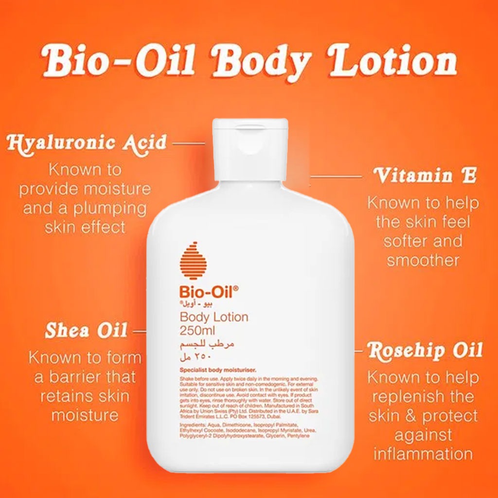 Bio-Oil Ultra-light Daily Moisturiser Body Lotion For Dry Skin 250ml - Easy Pharmacy LLC