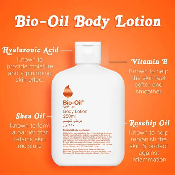 Bio-Oil Ultra-light Daily Moisturiser Body Lotion For Dry Skin 250ml - Easy Pharmacy LLC