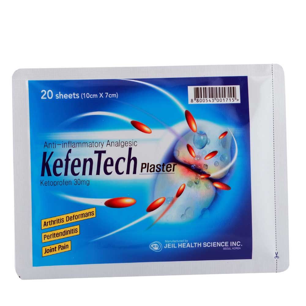 KefenTech Anti-Inflammatory Analgesic Plaster 20's - Easy Pharmacy LLC