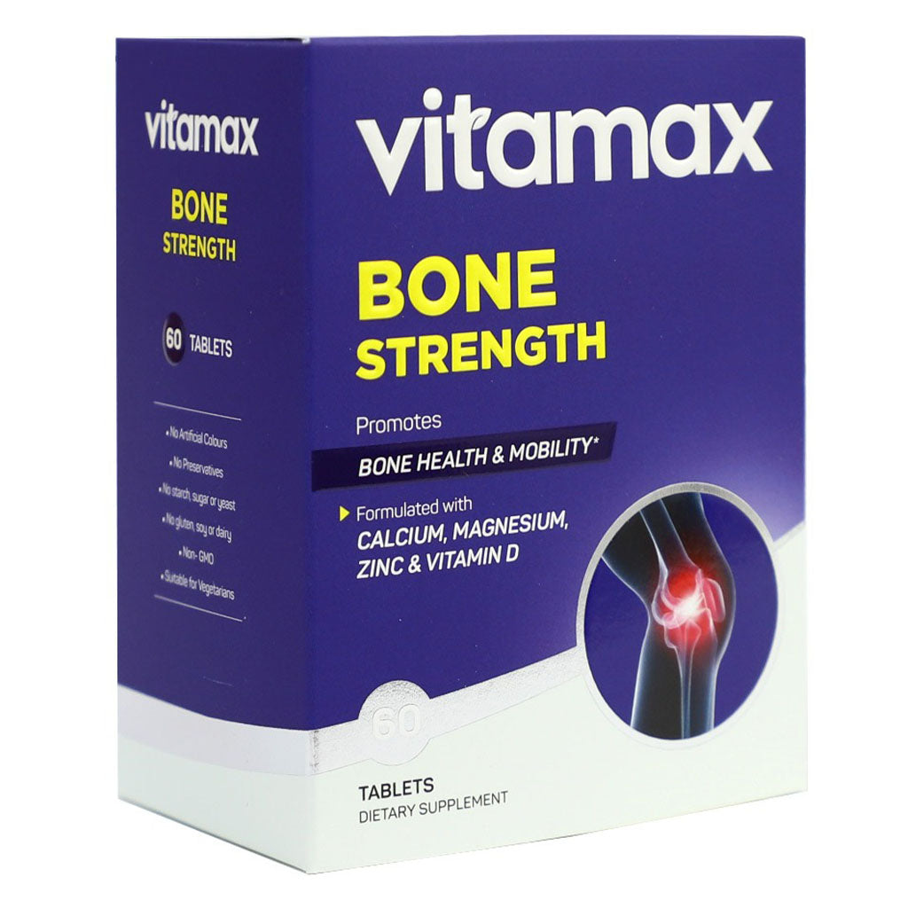 Vitamax Bone Strength Tablets For Bone Health & Mobility, Pack of 60's - Easy Pharmacy LLC