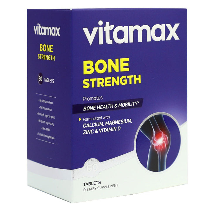 Vitamax Bone Strength Tablets For Bone Health & Mobility, Pack of 60's - Easy Pharmacy LLC