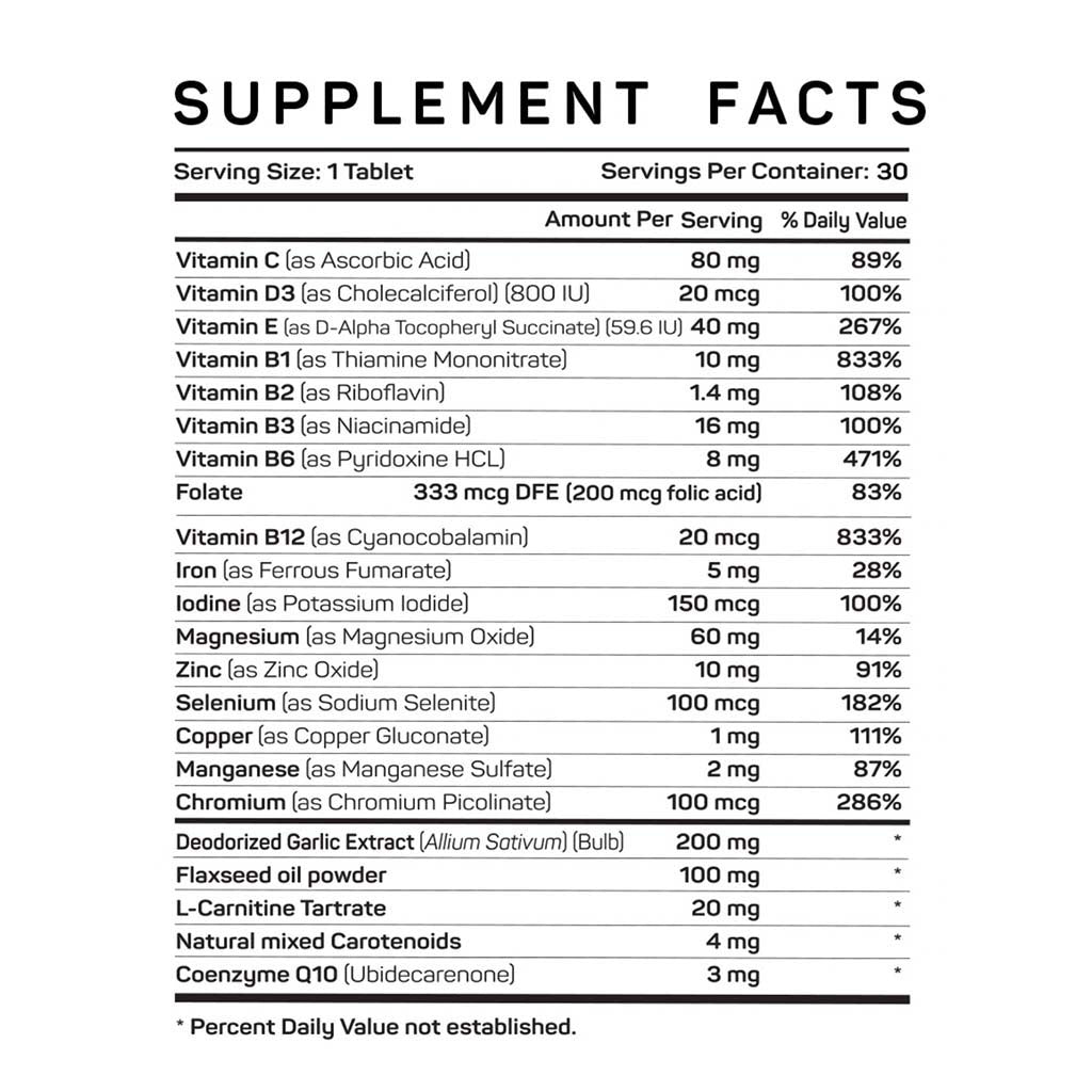 Vitamax Cardio Support Tablets For Heart Health Support, Pack of 30's - Easy Pharmacy LLC