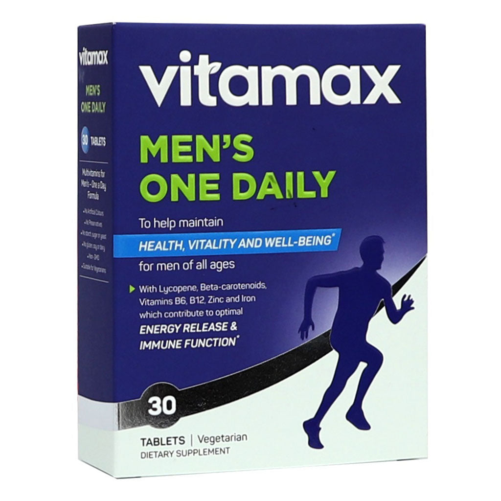 Vitamax Once Daily Men's Multivitamin Supplement Tablets, Pack of 30's - Easy Pharmacy LLC