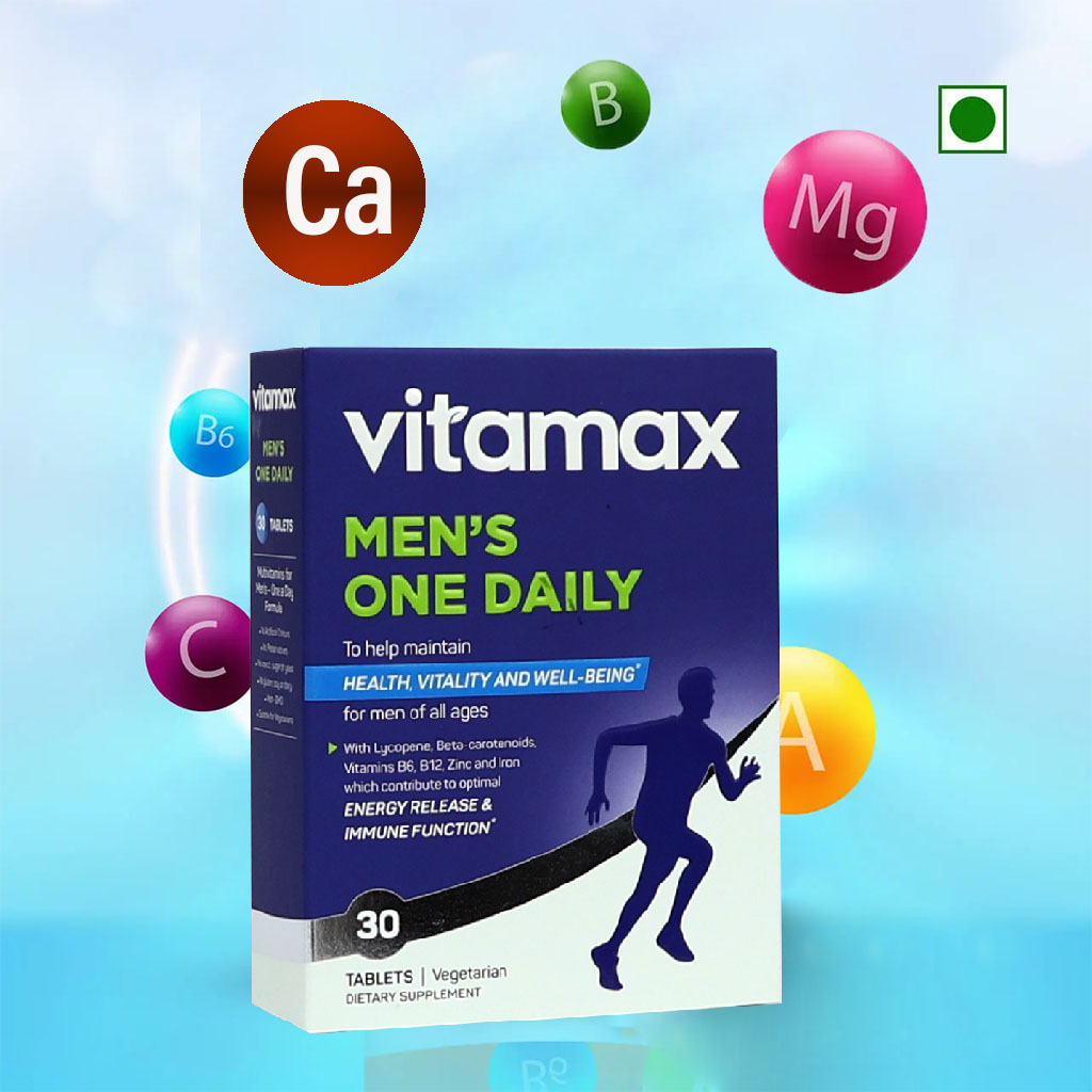 Vitamax Once Daily Men's Multivitamin Supplement Tablets, Pack of 30's - Easy Pharmacy LLC