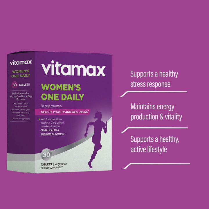 Vitamax Once Daily Women's Multivitamin Supplement Tablets, Pack of 30's - Easy Pharmacy LLC