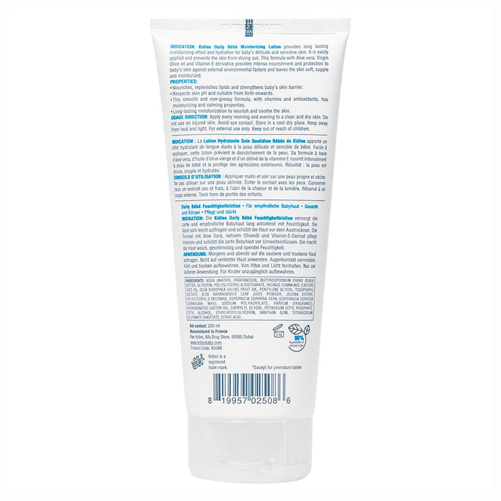 Kidles Baby Daily Bebe Moisturizing Lotion 200 mL - Easy Pharmacy LLC