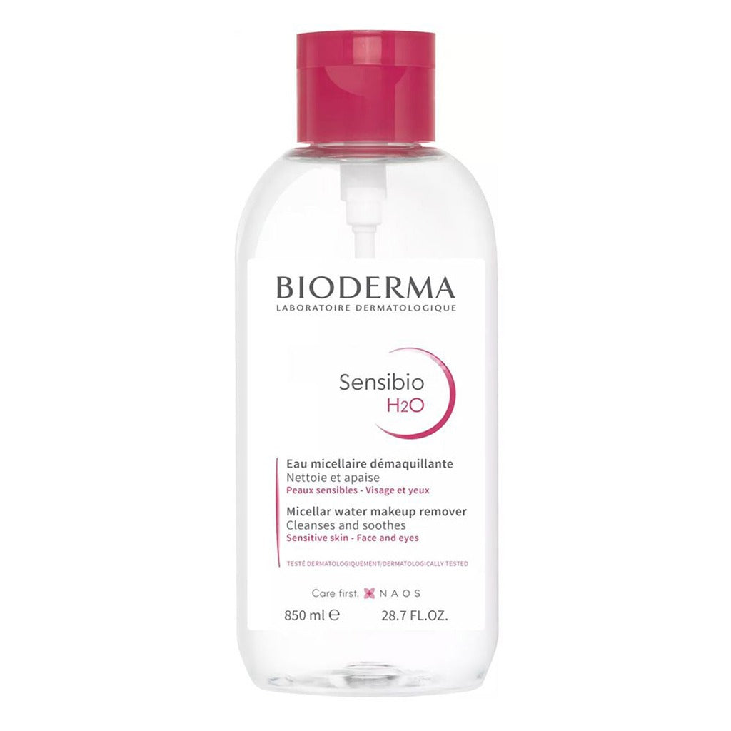 Bioderma Sensibio H2O Cleansing & Make up Removing Micellar Water 850ml - Easy Pharmacy LLC