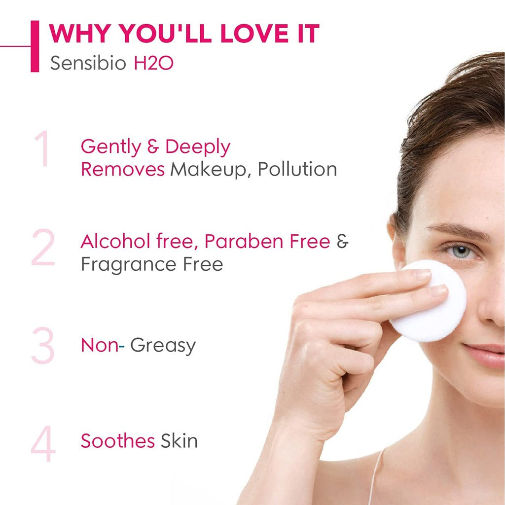 Bioderma Sensibio H2O Cleansing & Make up Removing Micellar Water 850ml - Easy Pharmacy LLC