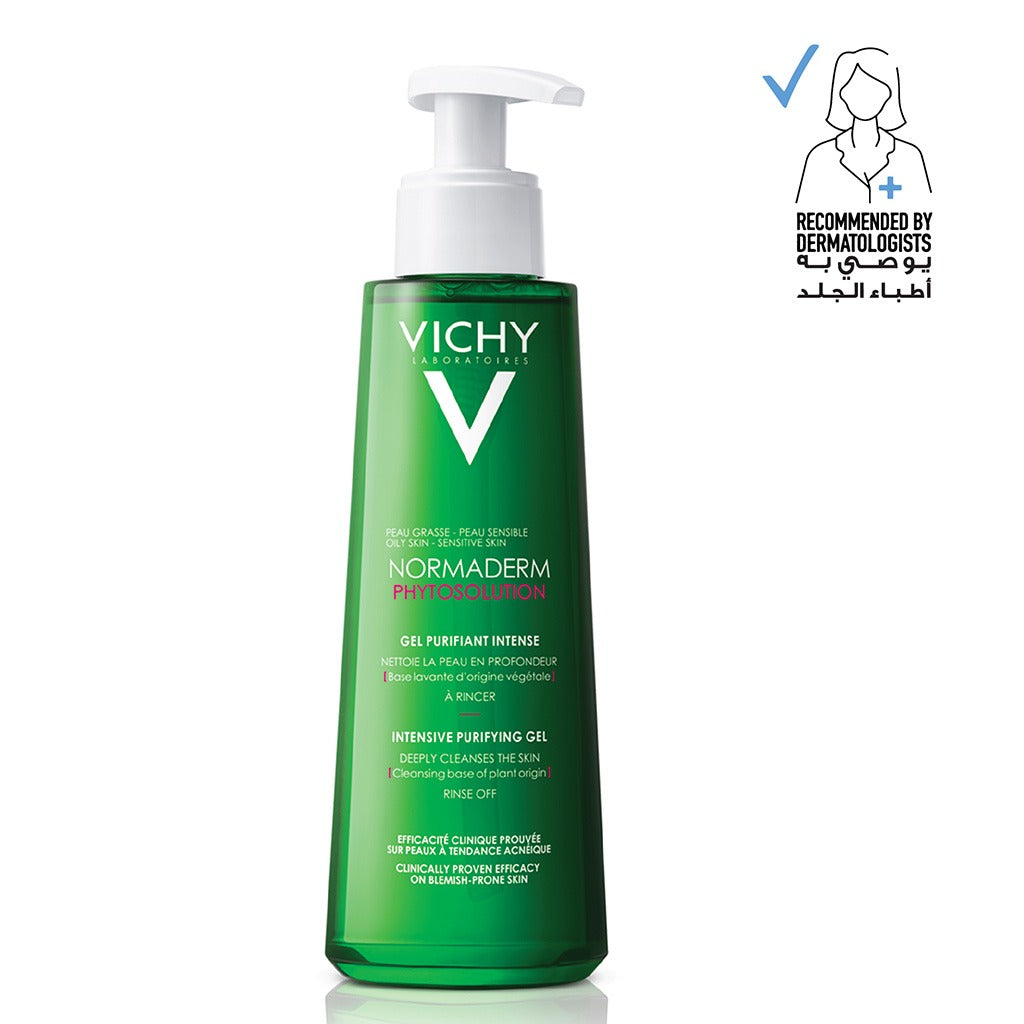Vichy Normaderm Phytosolution Intensive Purifying Gel for Blemish Prone Skin With Salicylic Acid 400ml - Easy Pharmacy LLC
