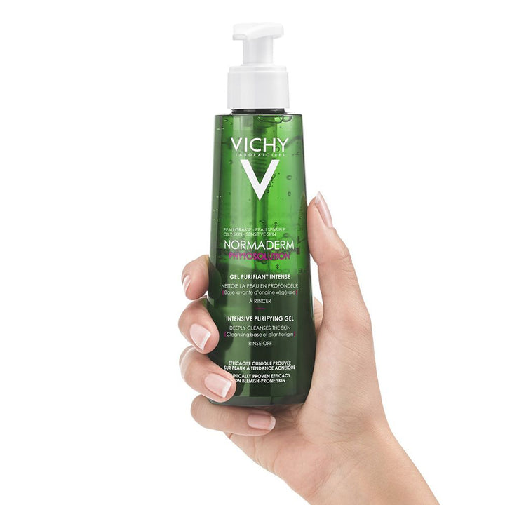 Vichy Normaderm Phytosolution Intensive Purifying Gel for Blemish Prone Skin With Salicylic Acid 400ml - Easy Pharmacy LLC
