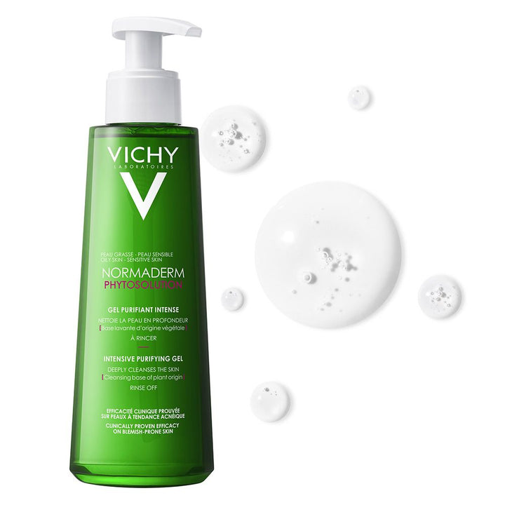 Vichy Normaderm Phytosolution Intensive Purifying Gel for Blemish Prone Skin With Salicylic Acid 400ml - Easy Pharmacy LLC