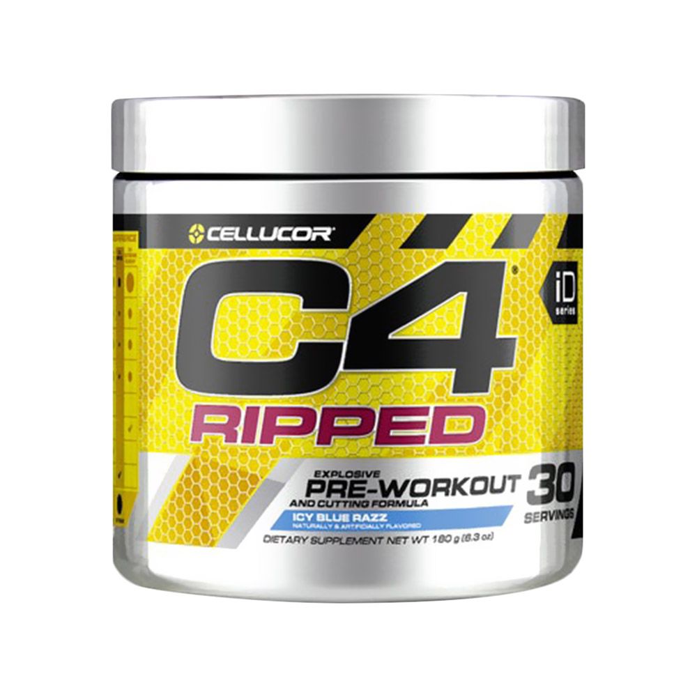 Cellucor C4 Ripped Pre-Workout And Cutting Formula Icy Blue Razz 30 Servings - Easy Pharmacy LLC
