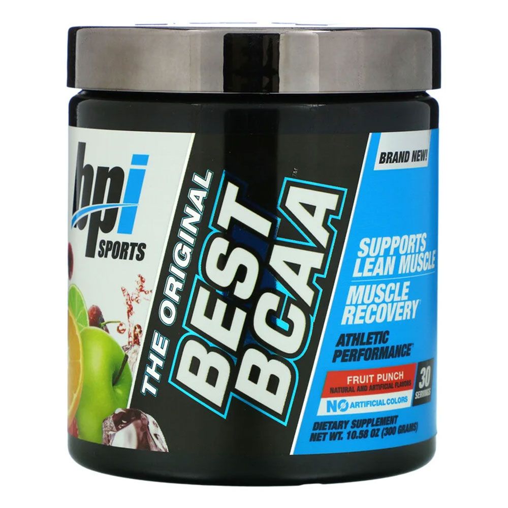 BPI Sports Best BCAA Powder Fruit Punch 30 Servings - Easy Pharmacy LLC