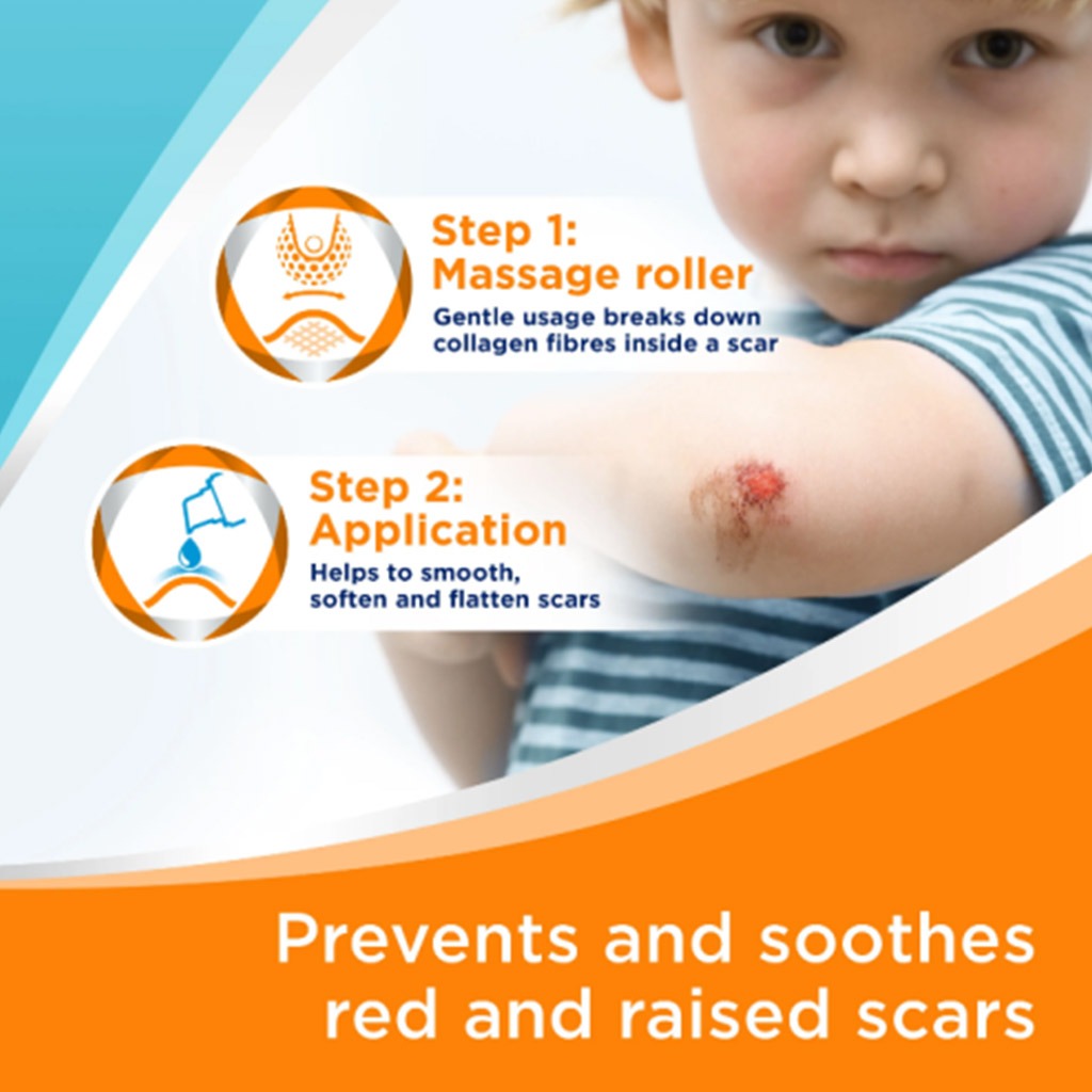 Bepanthen Anti-Scar Gel With Massage Device For Red & Raised Scars 20g - Easy Pharmacy LLC