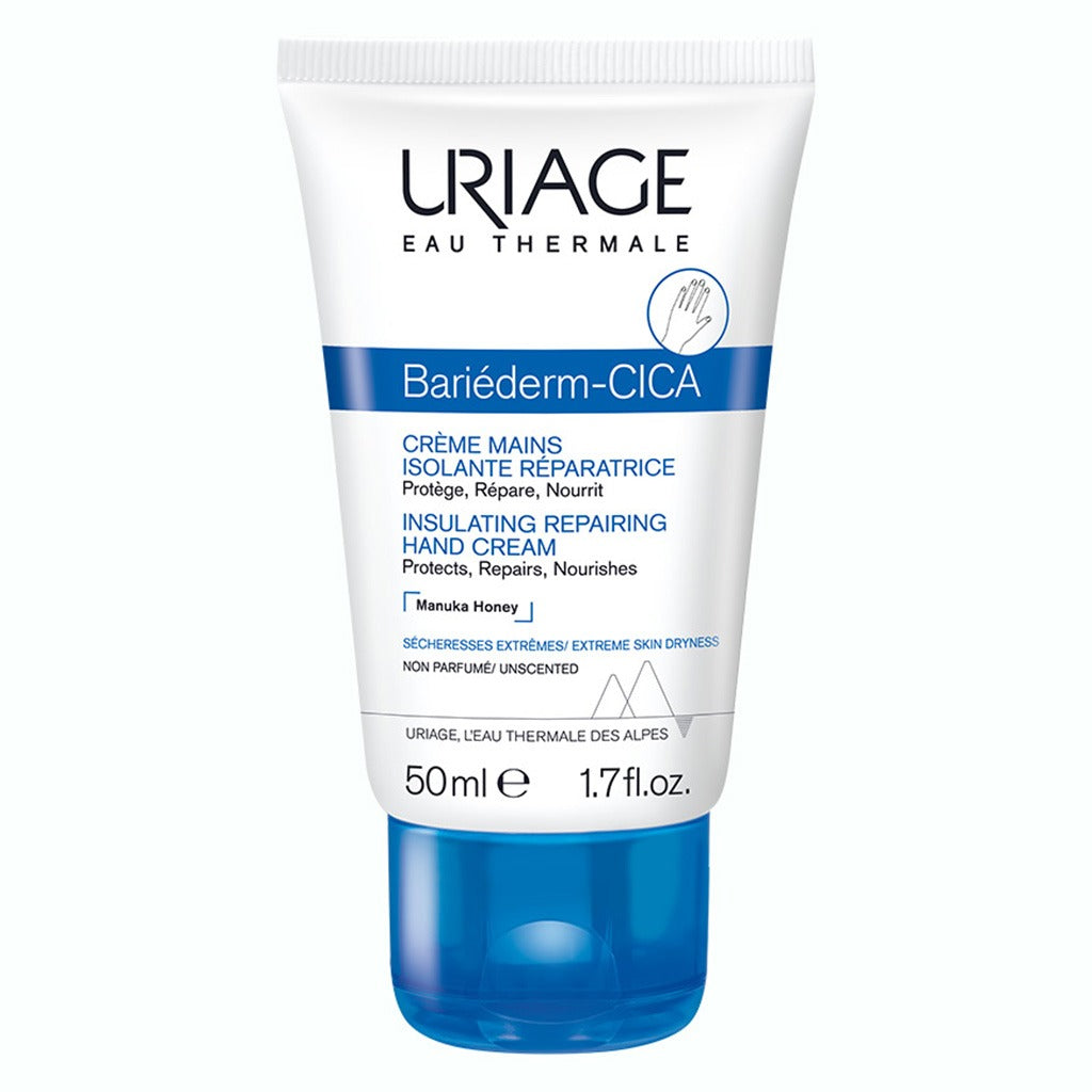 Uriage Bariederm CICA Insulating Repairing Hand Cream With Manuka Honey For Dry Skin 50ml - Easy Pharmacy LLC