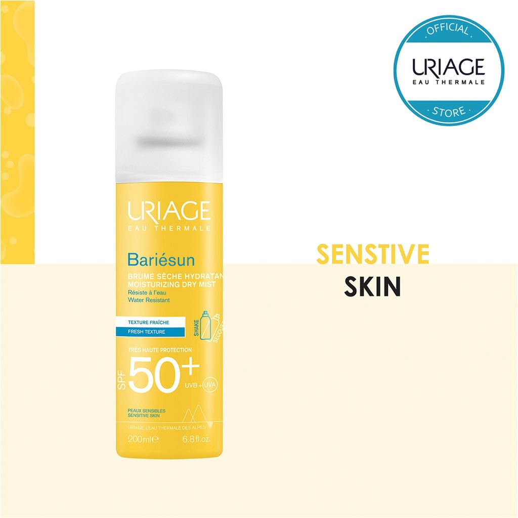 Uriage Bariesun Moisturising Dry Mist SPF50+ Sunscreen 200ml - Easy Pharmacy LLC