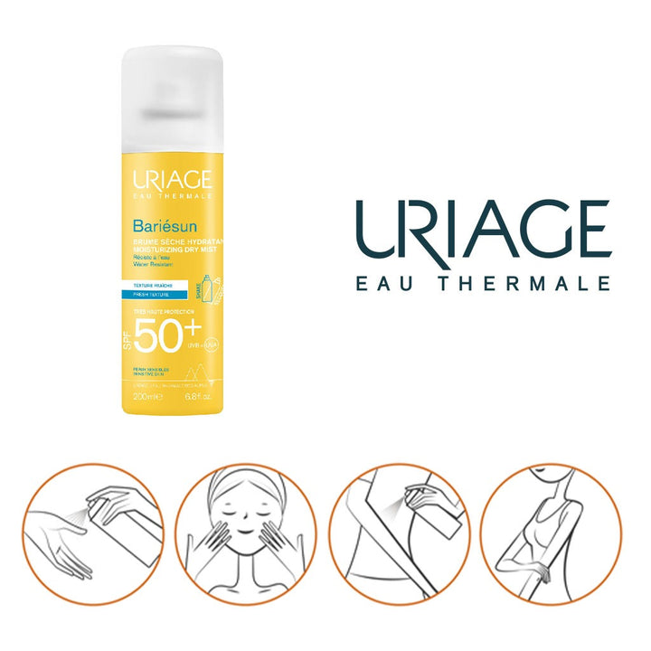 Uriage Bariesun Moisturising Dry Mist SPF50+ Sunscreen 200ml - Easy Pharmacy LLC