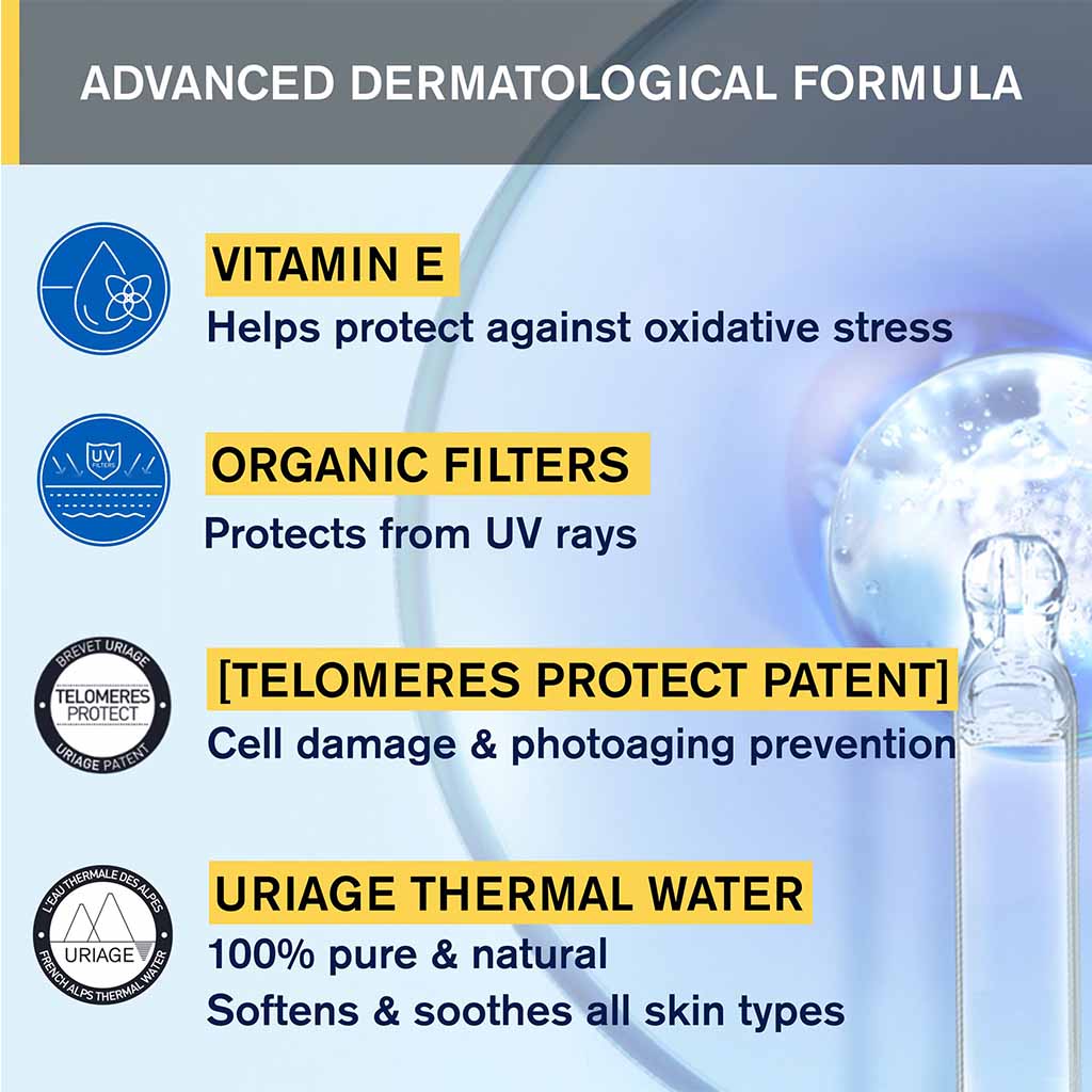 Uriage Bariesun 100 Extreme Protective Fluid Sunscreen With SPF50+ 50ml - Easy Pharmacy LLC