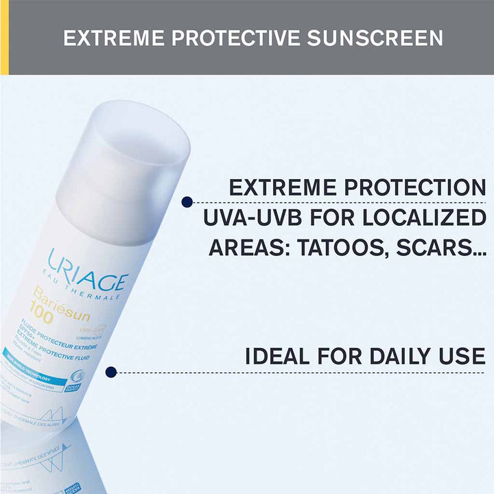 Uriage Bariesun 100 Extreme Protective Fluid Sunscreen With SPF50+ 50ml - Easy Pharmacy LLC