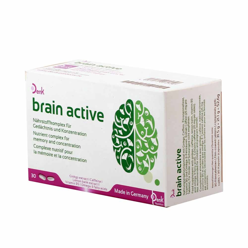Denk Brain Active Tablet + Capsule 60's - Easy Pharmacy LLC