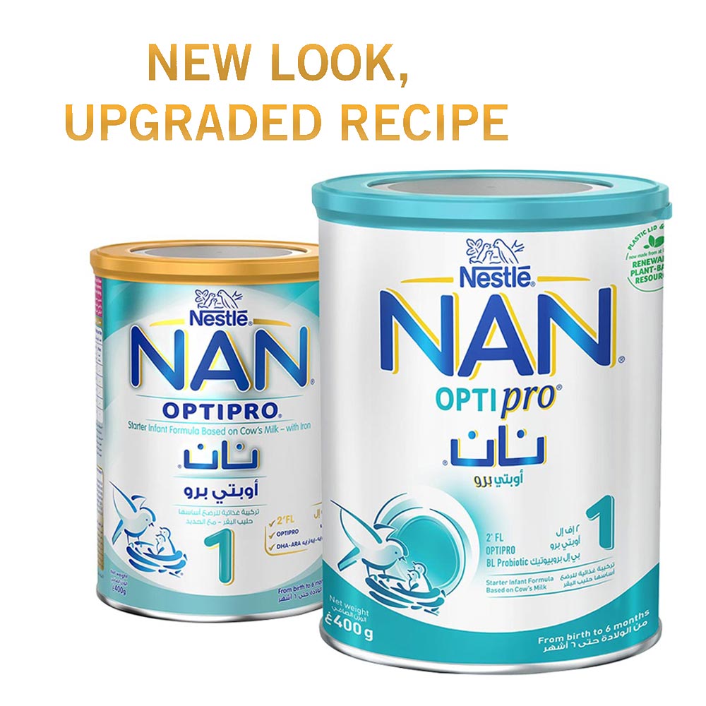 Nestle NAN Optipro Stage 1 Baby Milk Formula For 0 To 6 Months 400g - Easy Pharmacy LLC
