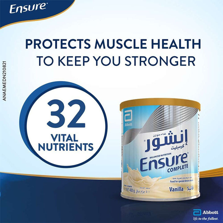 Ensure Complete Vanilla Powder 400 g - Easy Pharmacy LLC