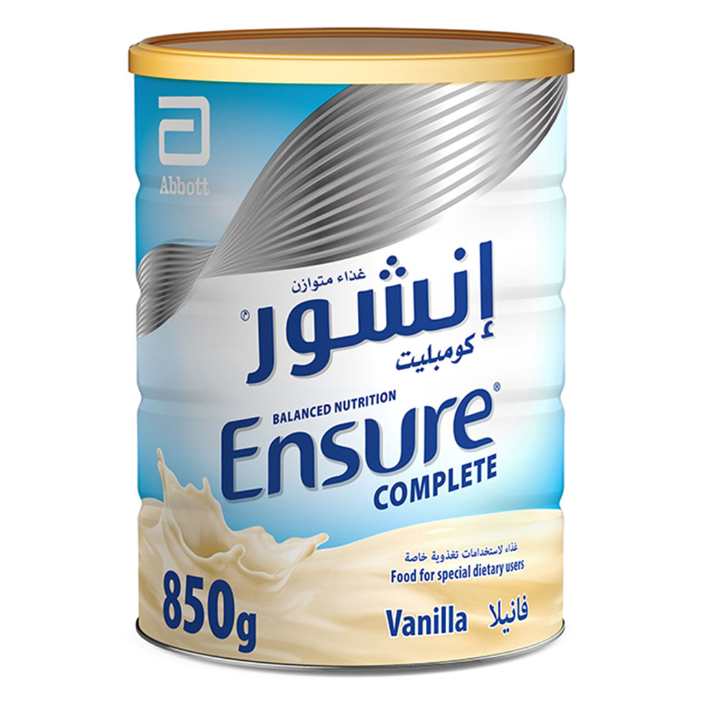 Ensure Complete Vanilla Powder For Balanced Nutrition 850 g - Easy Pharmacy LLC