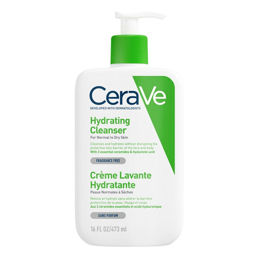 CeraVe Hydrating Fragrance Free Cleanser For Normal To Dry Skin 473ml - Easy Pharmacy LLC