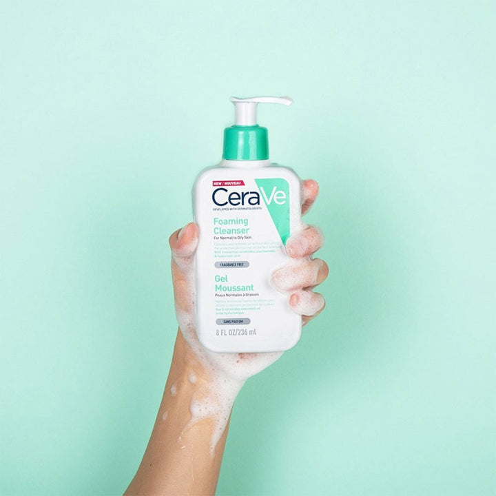 CeraVe Fragrance Free Foaming Cleanser For Normal To Oily Skin 236ml - Easy Pharmacy LLC