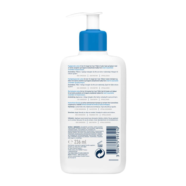 CeraVe Fragrance Free Moisturising Lotion For Dry To Very Dry Skin 236ml - Easy Pharmacy LLC