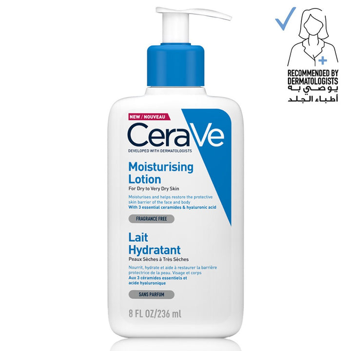 CeraVe Fragrance Free Moisturising Lotion For Dry To Very Dry Skin 236ml - Easy Pharmacy LLC