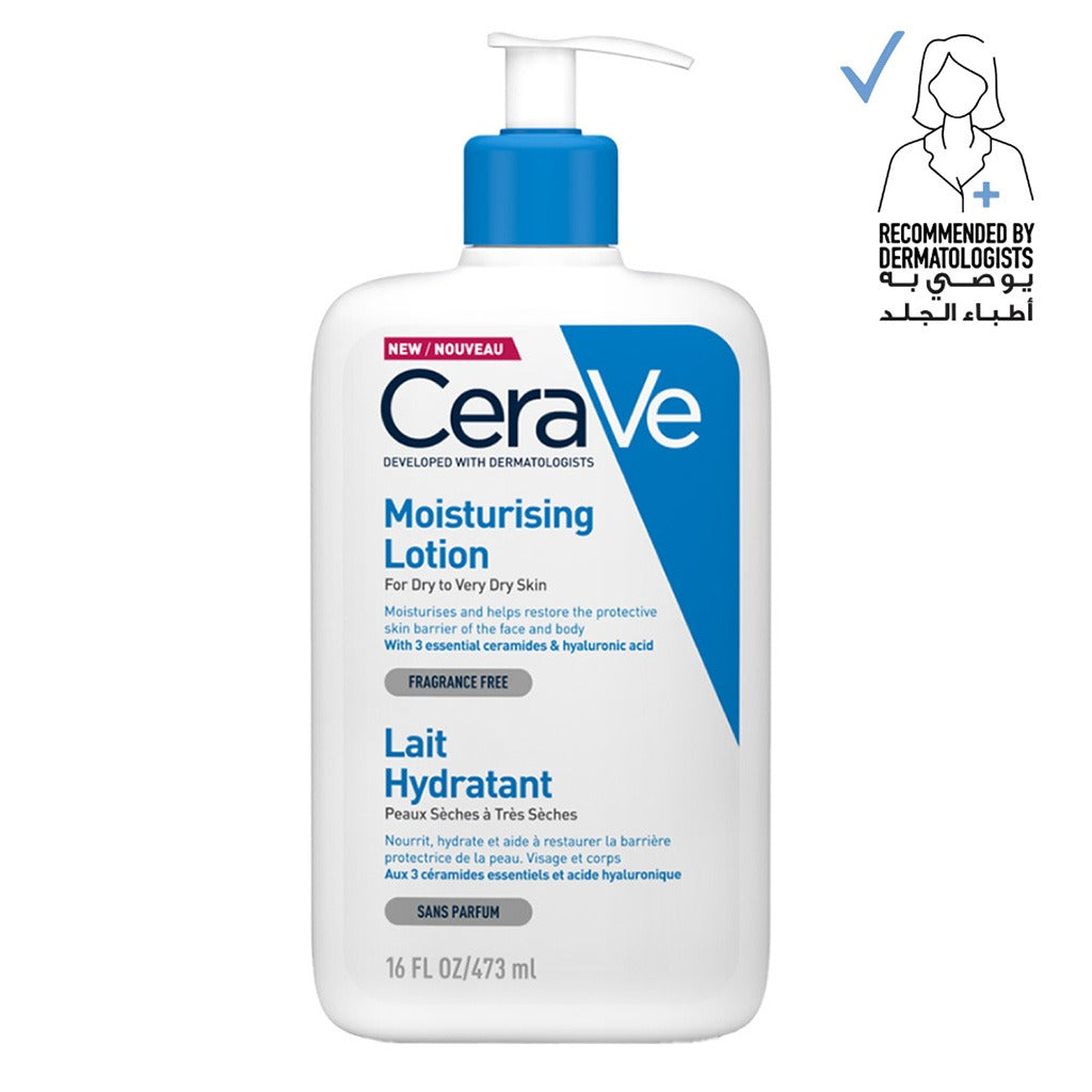CeraVe Fragrance Free Moisturising Lotion For Dry To Very Dry Skin 473ml - Easy Pharmacy LLC